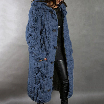 Cardigan Intrecciato - Blu Notte