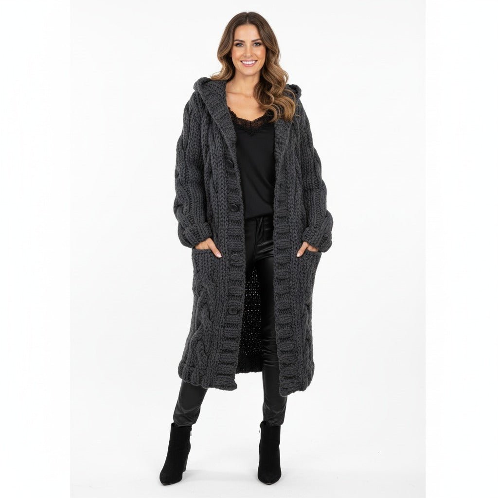 Cardigan Intrecciato - Blu Notte